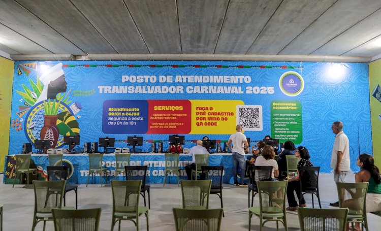 Carnaval 2025: moradores das áreas de restrição já podem solicitar credenciais na Ferreira Costa dos Barris.