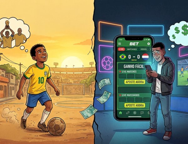 Do sonho ao vício? Como o futebol pode estar formando uma geração de apostadores.