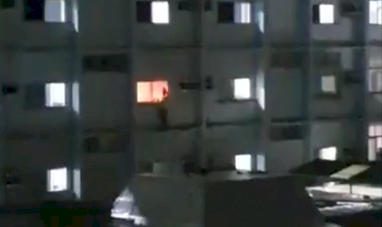 Agora! Paciente do Hospital Espanhol bota fogo em enfermaria e pula a janela.