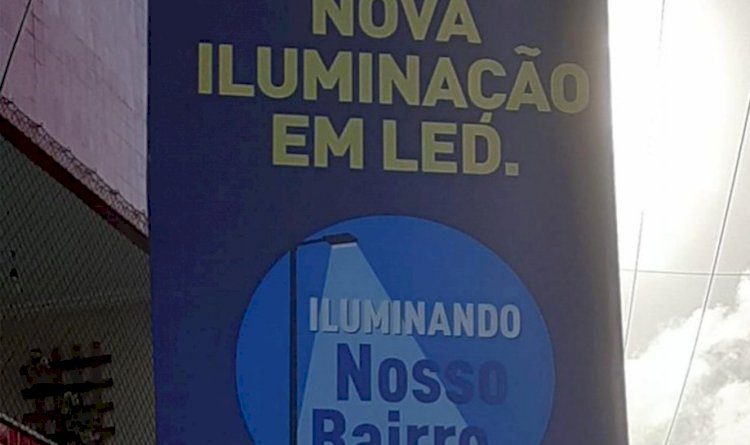 Pau da Lima recebe iluminação de LED.